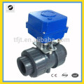 DN40 AC120V UPVC electric actuactor ball valve for Irrigation system,cooling/heating system,Low voltage plumbing system